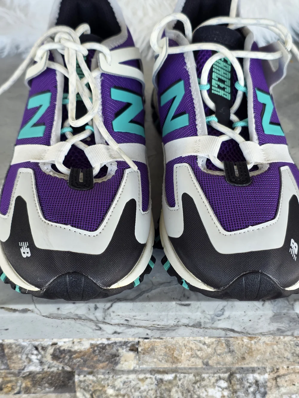 New Balance Purple & Teal Trail Sneakers - Picture 2 of 7